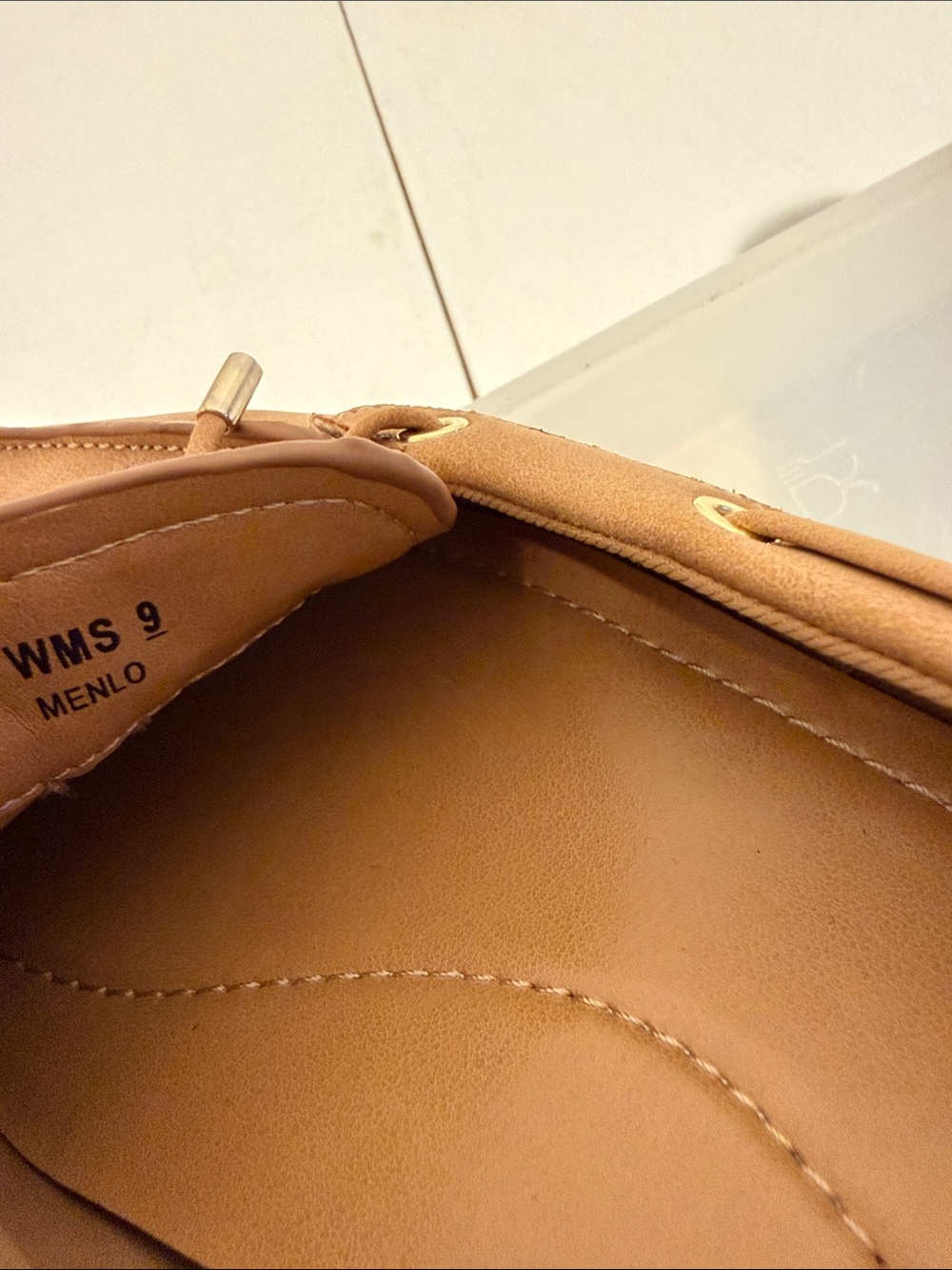 NWOT DV Dolce Vita Tan Slip On Classic Autumn Loafers Bow Top Faux Suede 9 - Picture 4 of 10